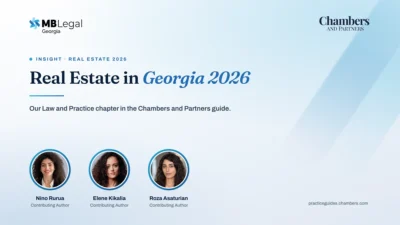 MB Legal Authors the Georgia Chapter of Chambers Real Estate 2026